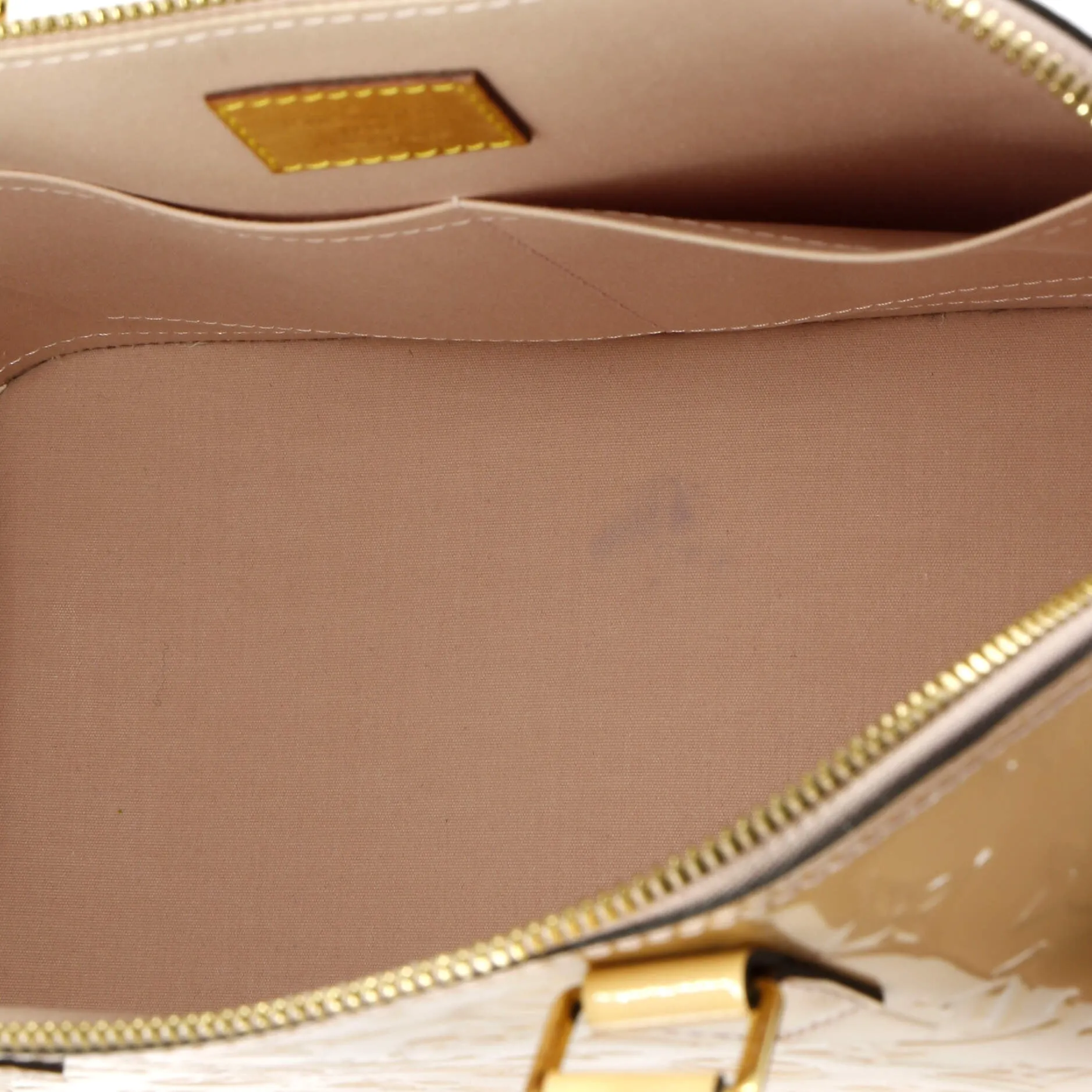 Alma Handbag Monogram Vernis BB