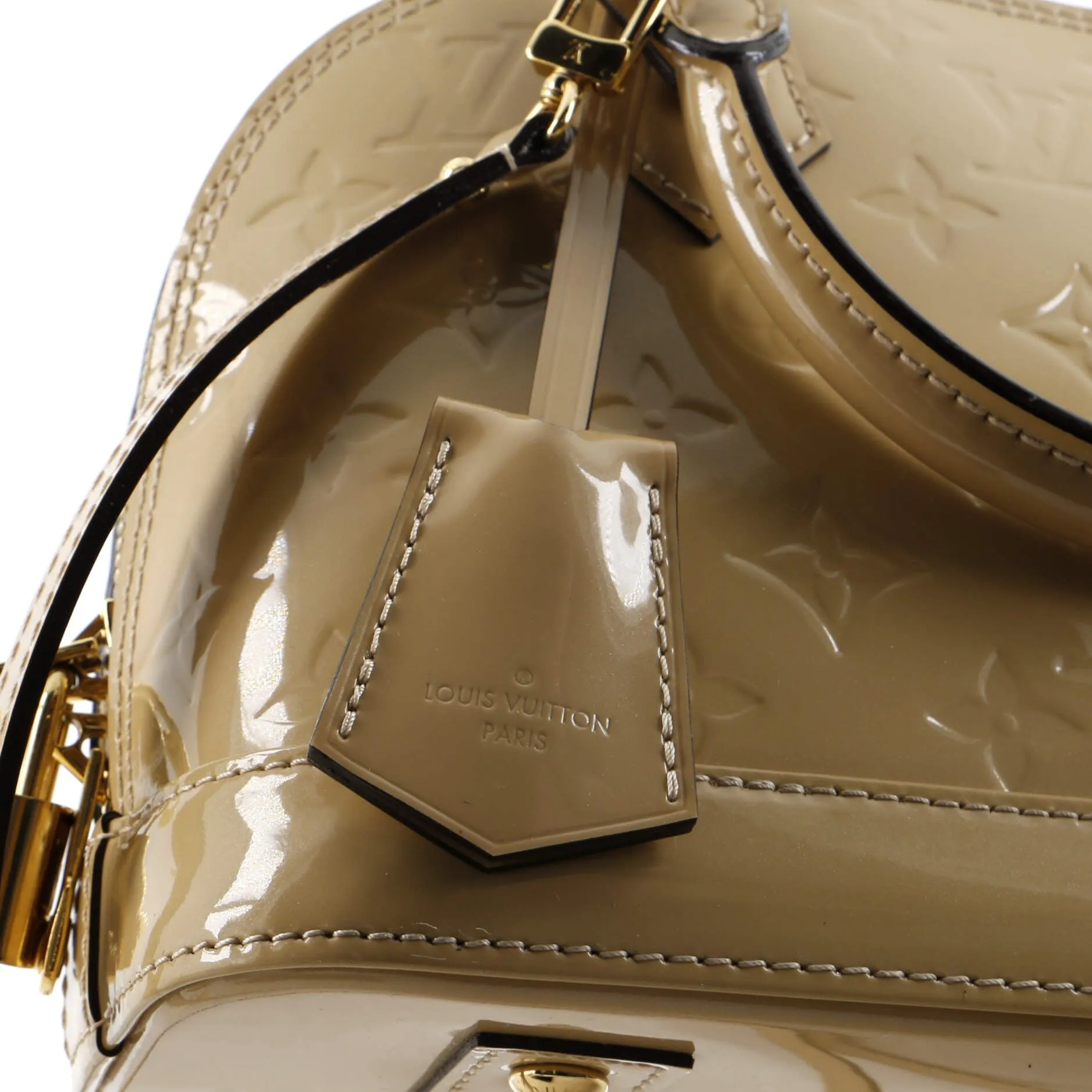 Alma Handbag Monogram Vernis BB