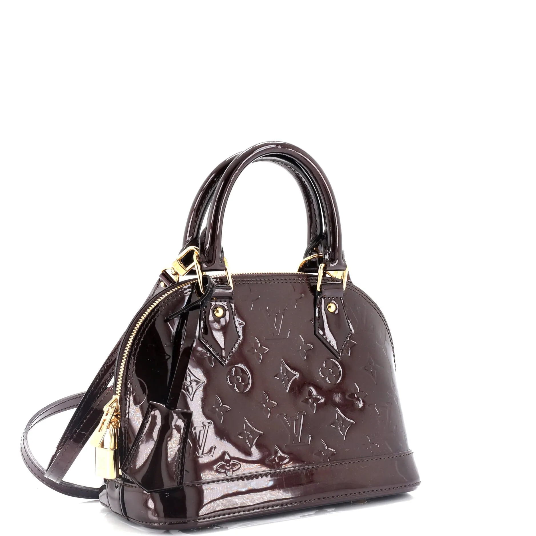 Alma Handbag Monogram Vernis BB