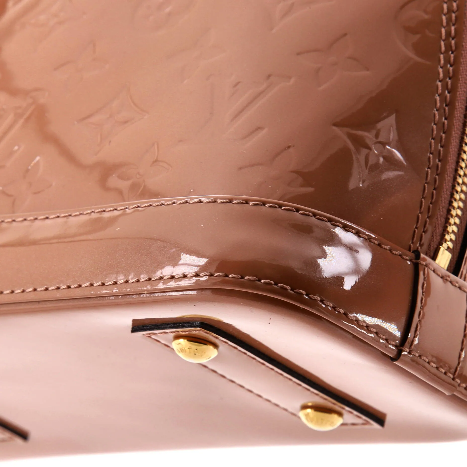 Alma Handbag Monogram Vernis BB