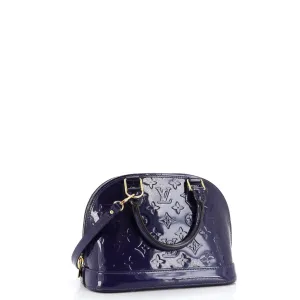 Alma Handbag Monogram Vernis BB