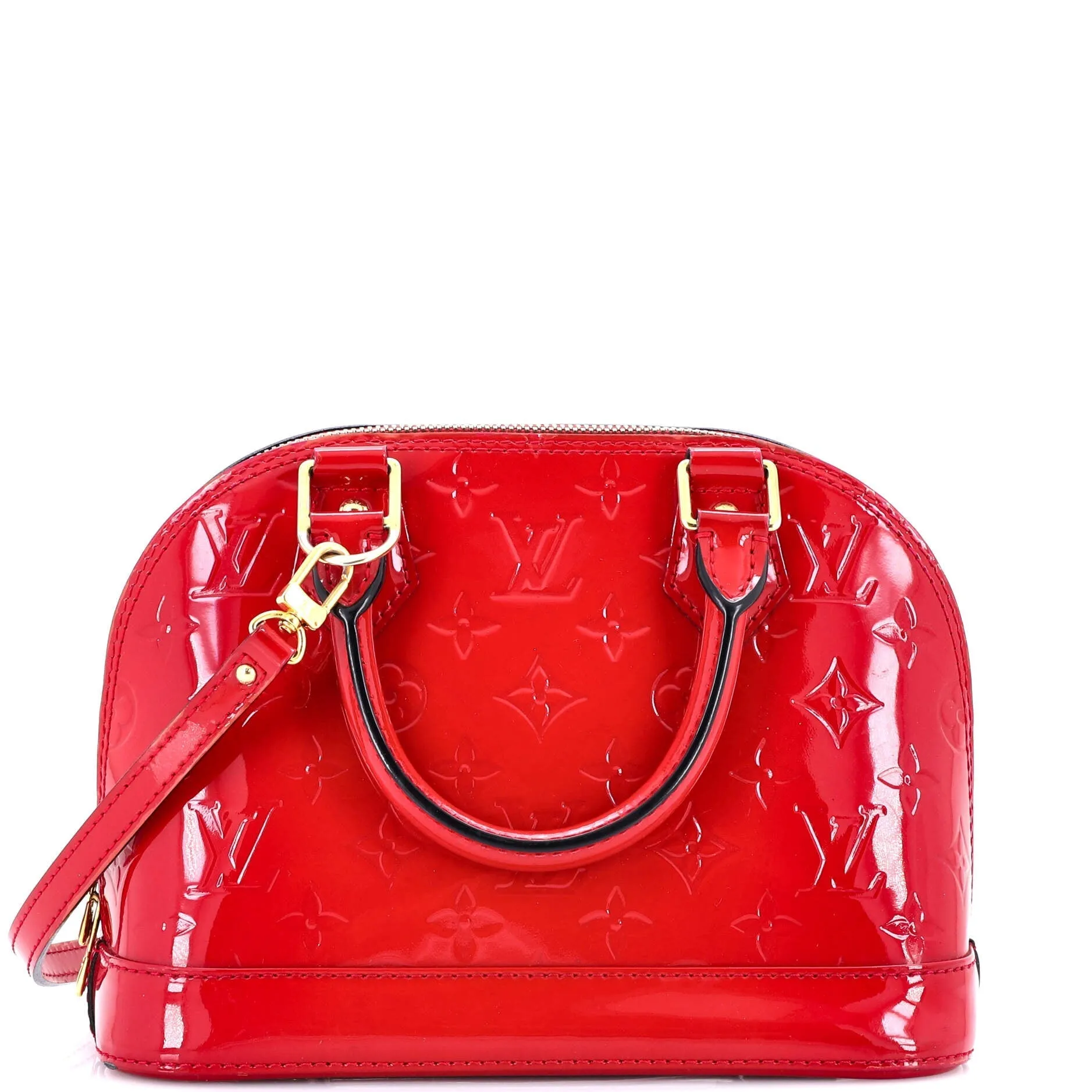 Alma Handbag Monogram Vernis BB