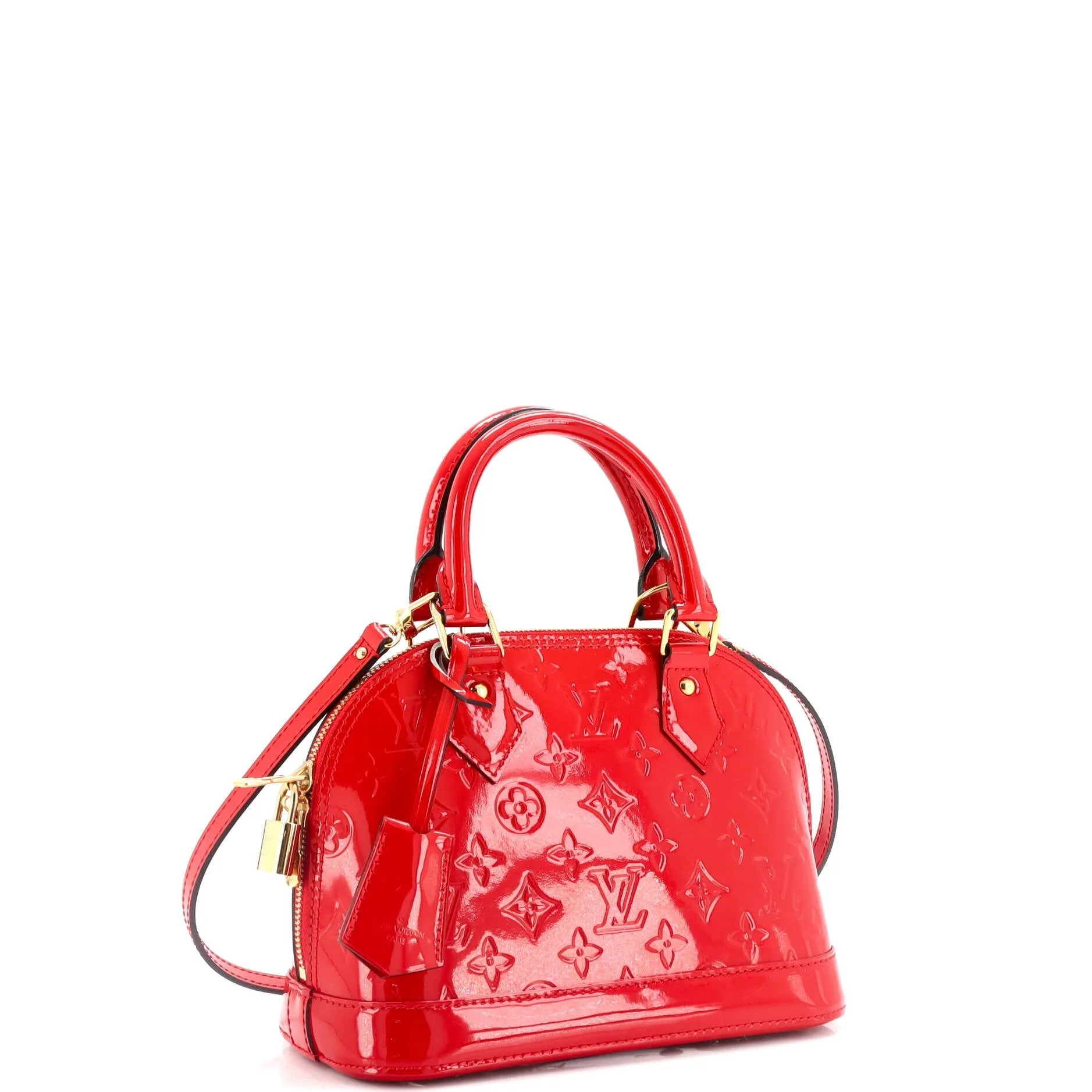 Alma Handbag Monogram Vernis BB