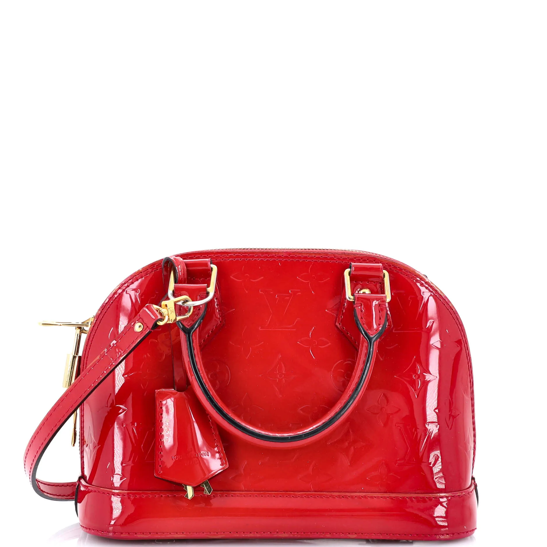Alma Handbag Monogram Vernis BB