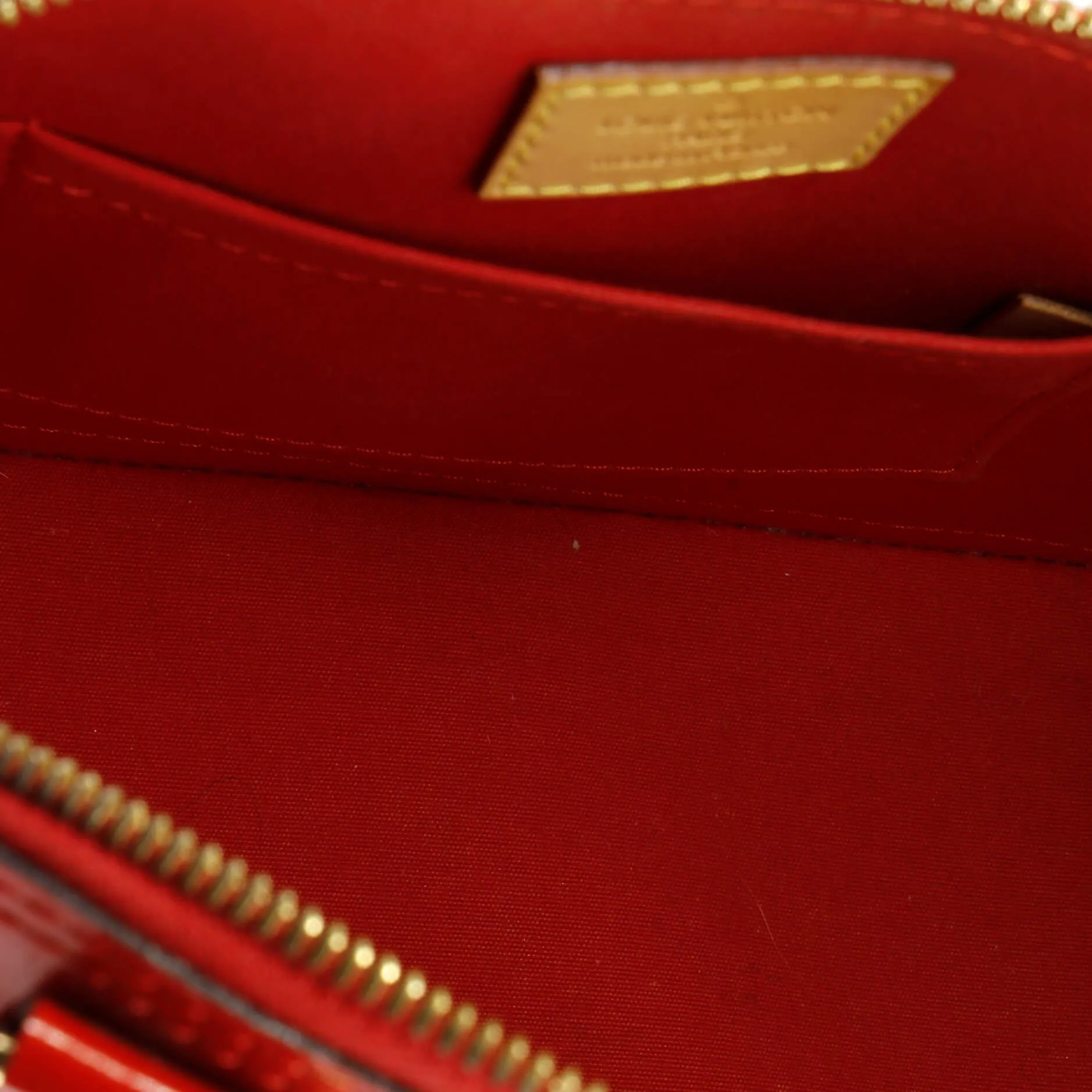Alma Handbag Monogram Vernis BB