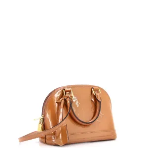 Alma Handbag Monogram Vernis BB