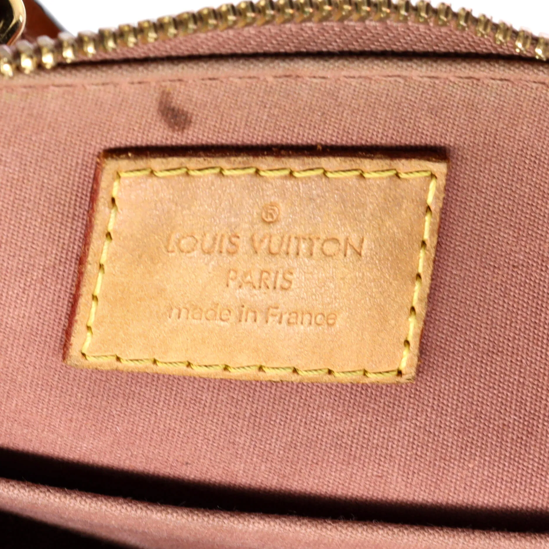 Alma Handbag Monogram Vernis BB