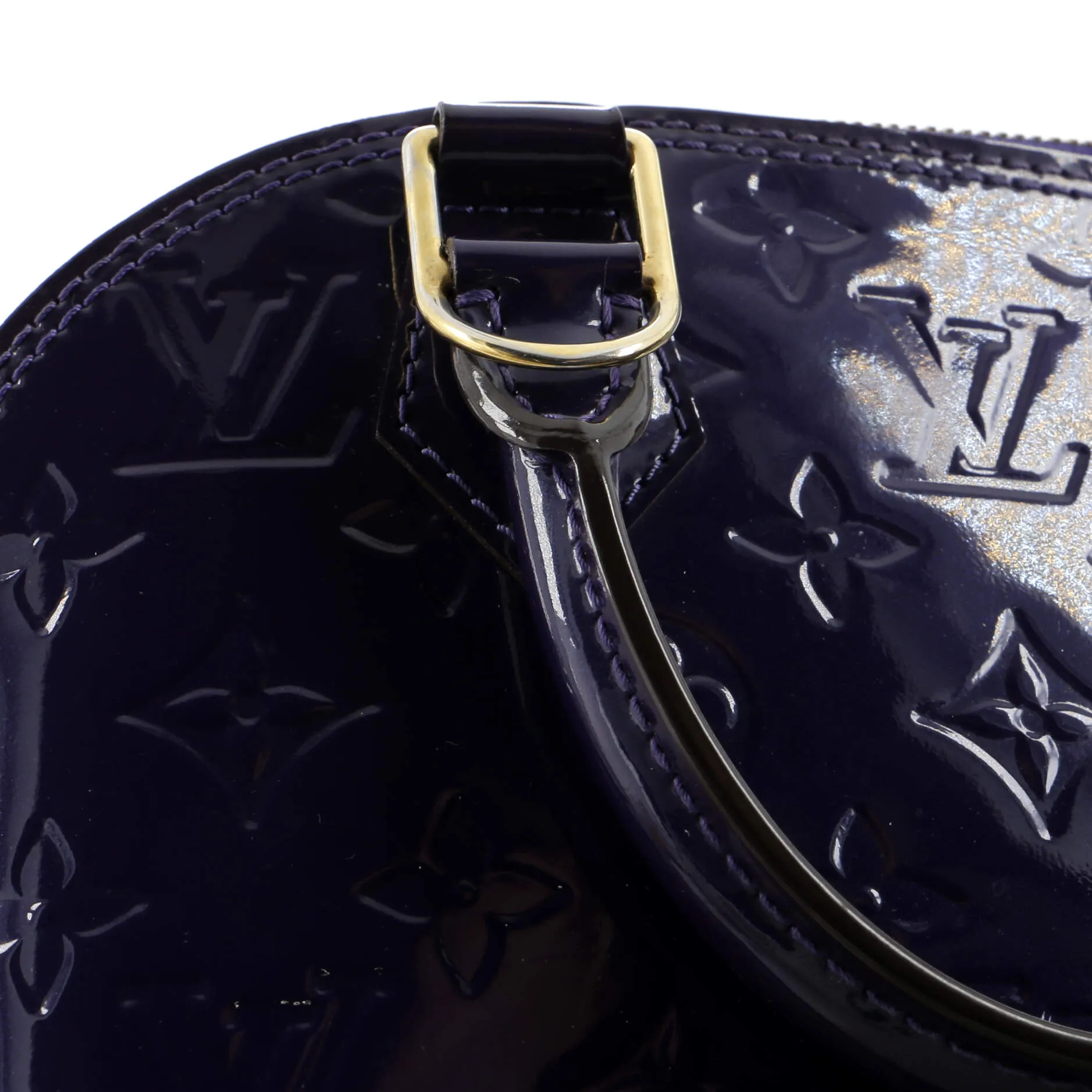 Alma Handbag Monogram Vernis BB