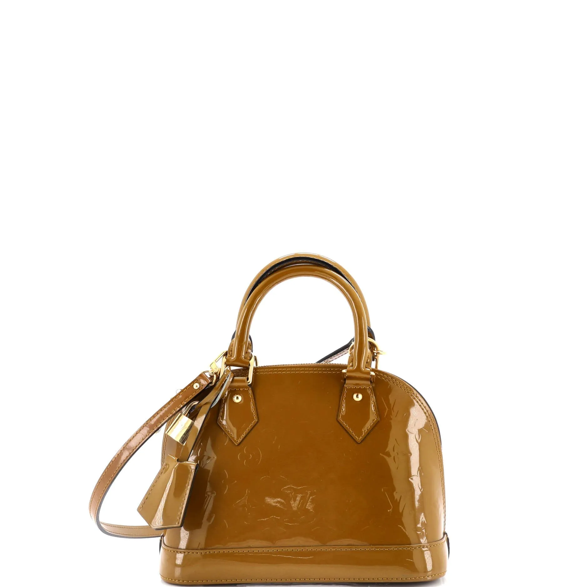 Alma Handbag Monogram Vernis BB