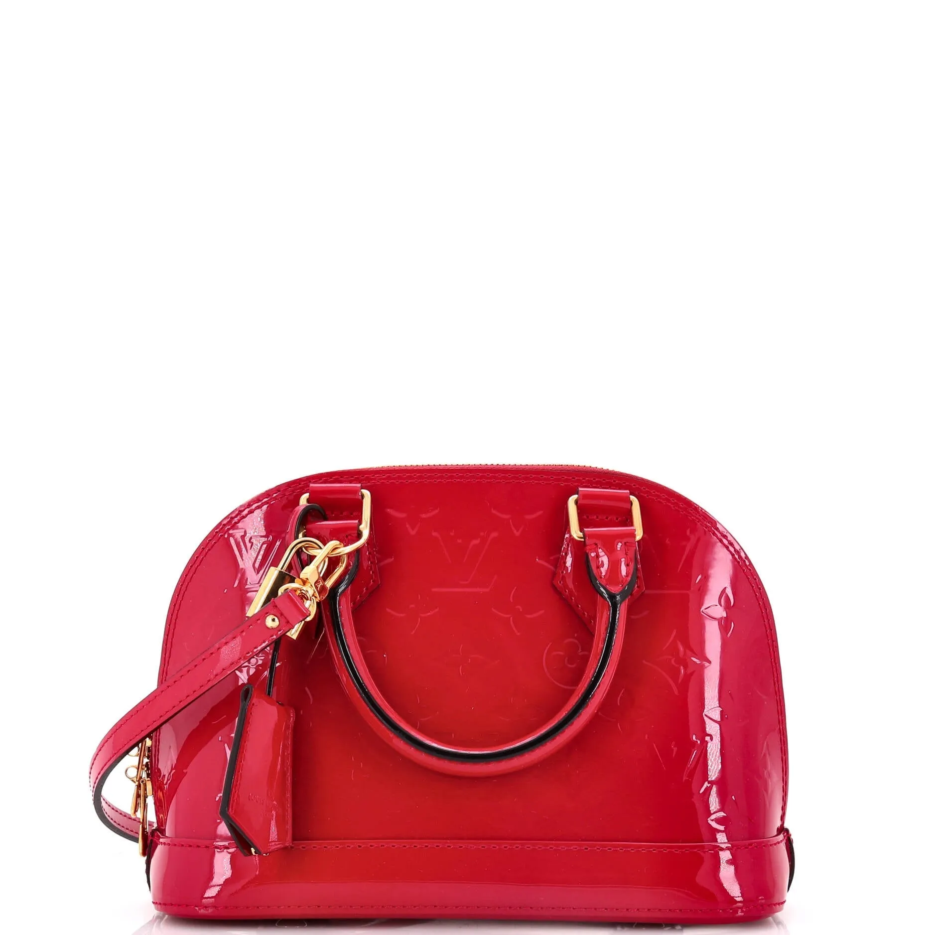 Alma Handbag Monogram Vernis BB