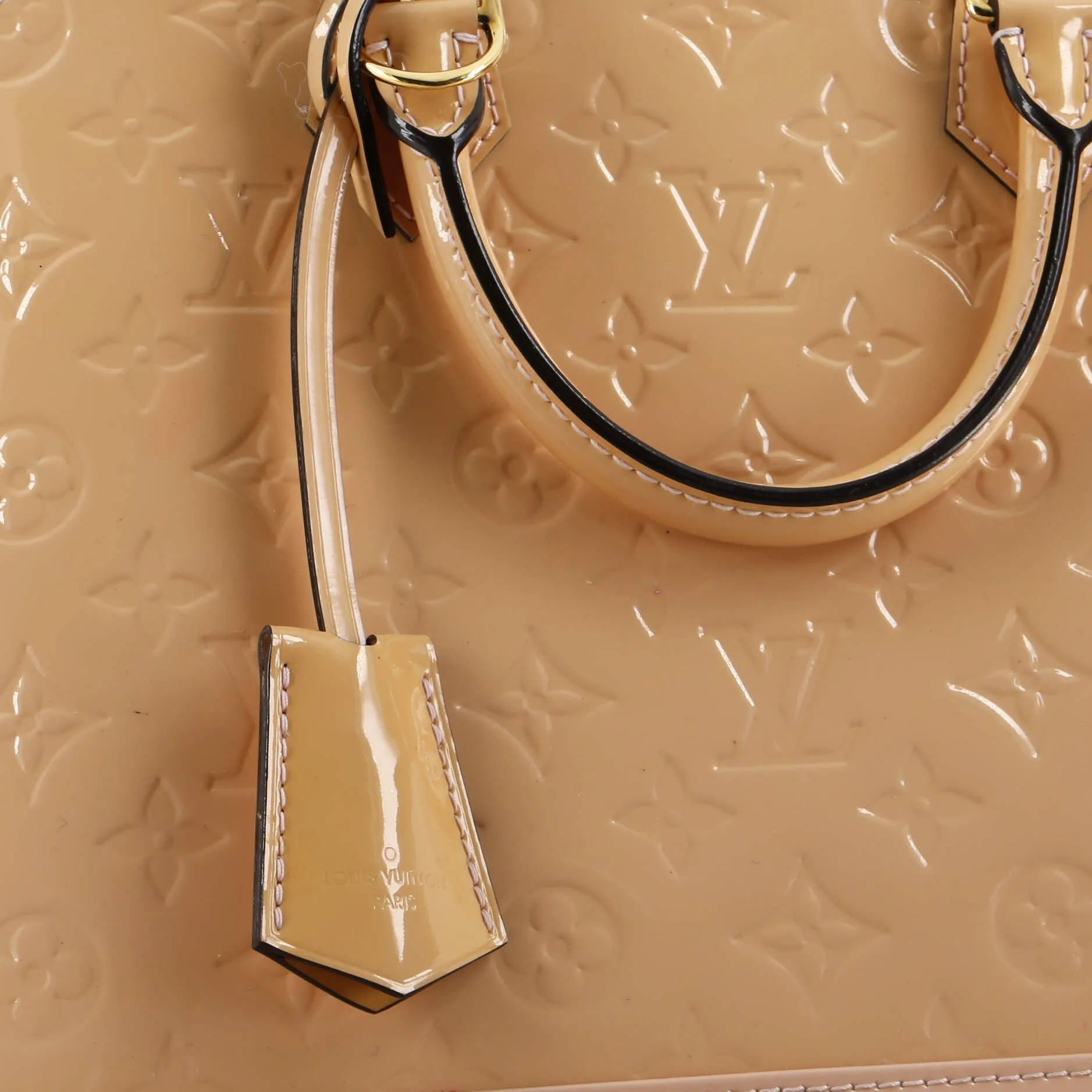 Alma Handbag Monogram Vernis BB
