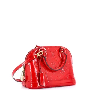 Alma Handbag Monogram Vernis BB