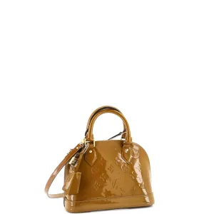 Alma Handbag Monogram Vernis BB