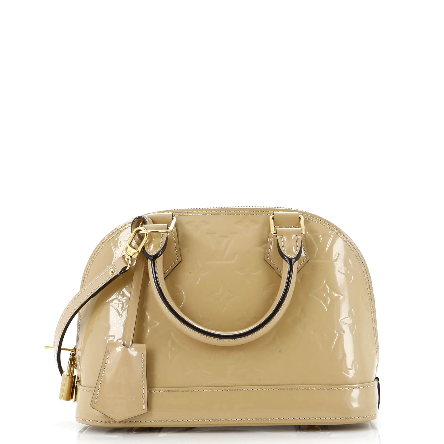 Alma Handbag Monogram Vernis BB