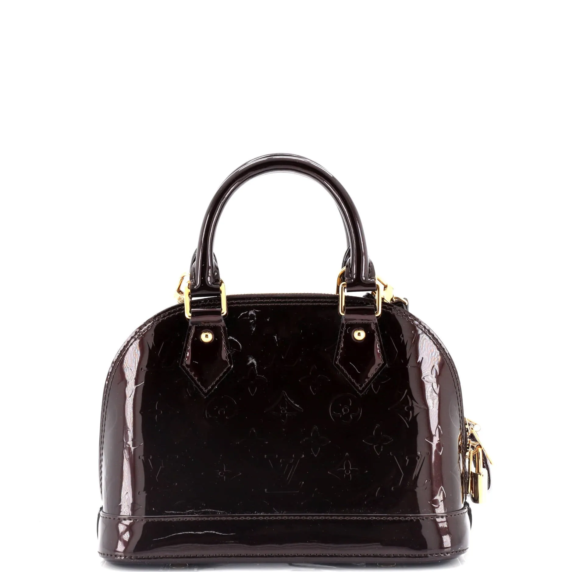 Alma Handbag Monogram Vernis BB