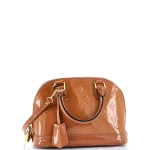 Alma Handbag Monogram Vernis BB