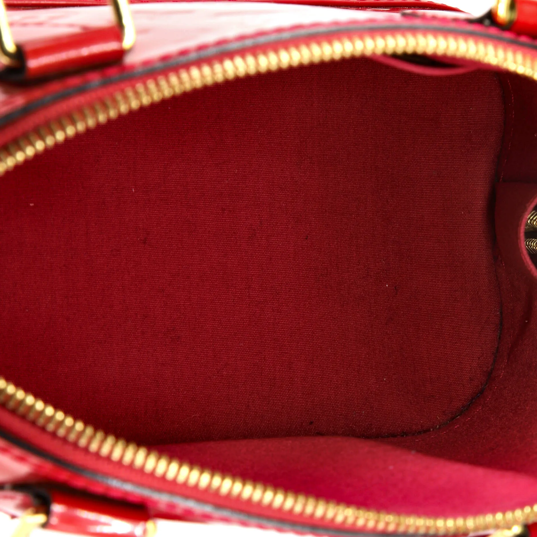 Alma Handbag Monogram Vernis BB
