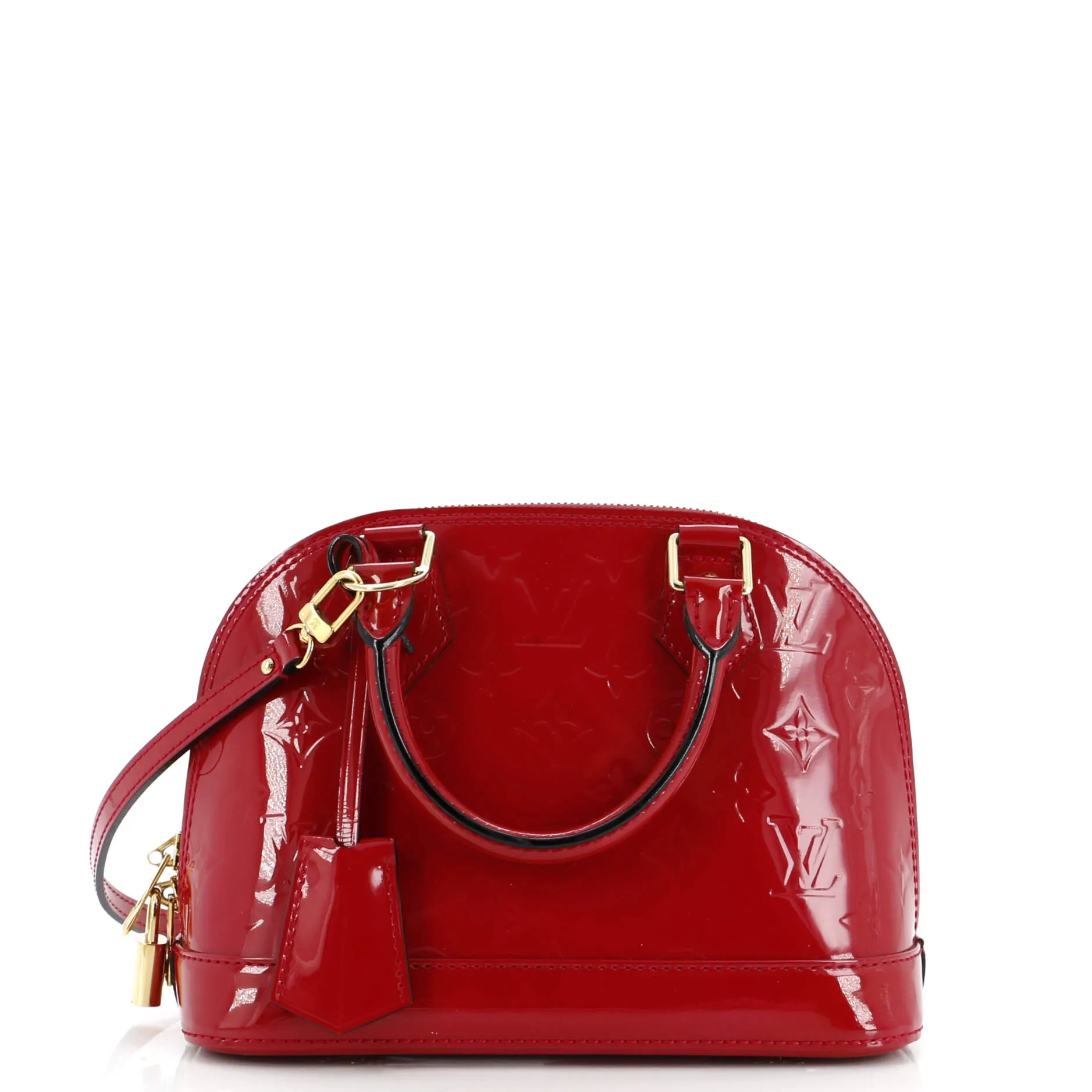 Alma Handbag Monogram Vernis BB
