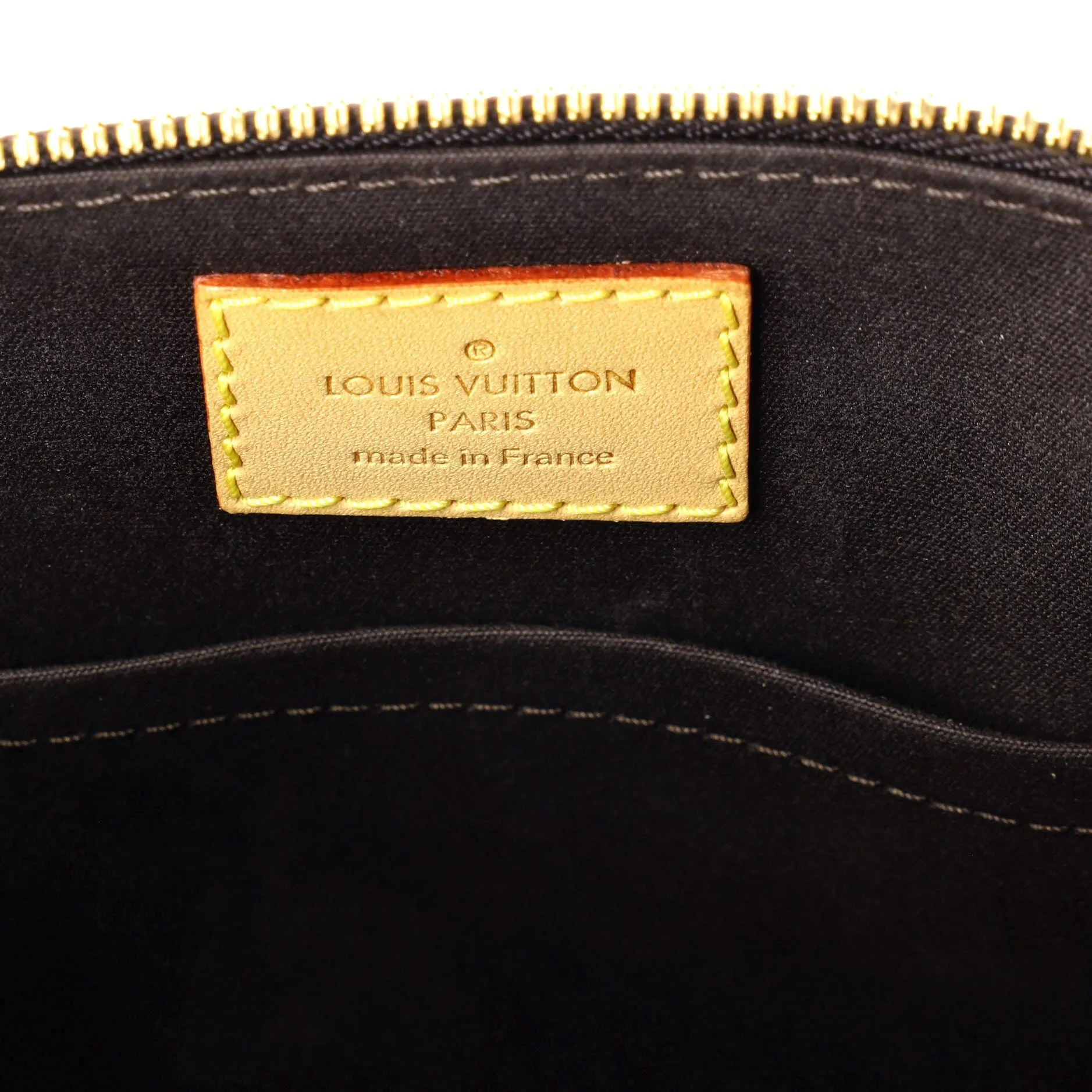 Alma Handbag Monogram Vernis BB