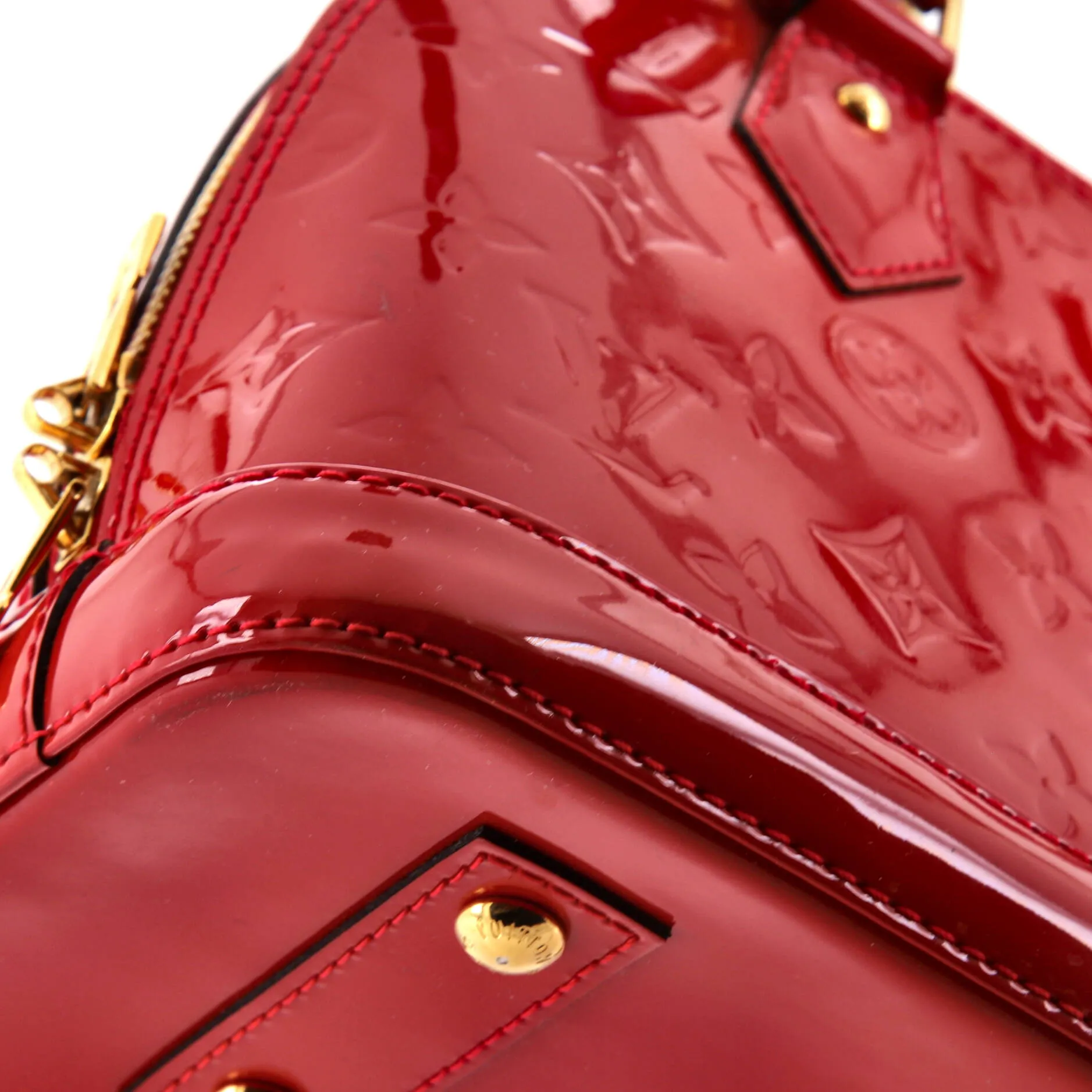 Alma Handbag Monogram Vernis BB