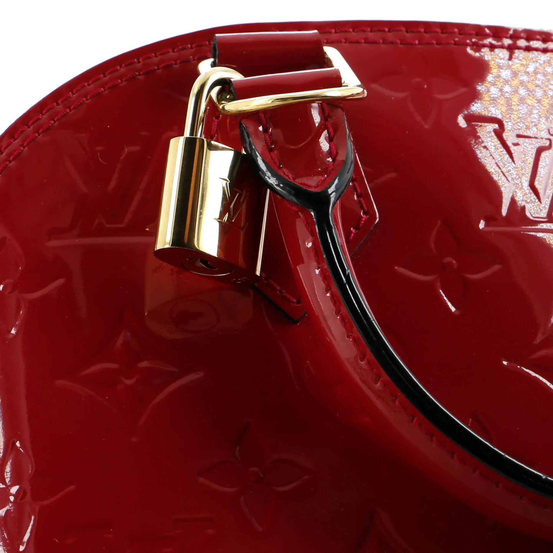 Alma Handbag Monogram Vernis BB