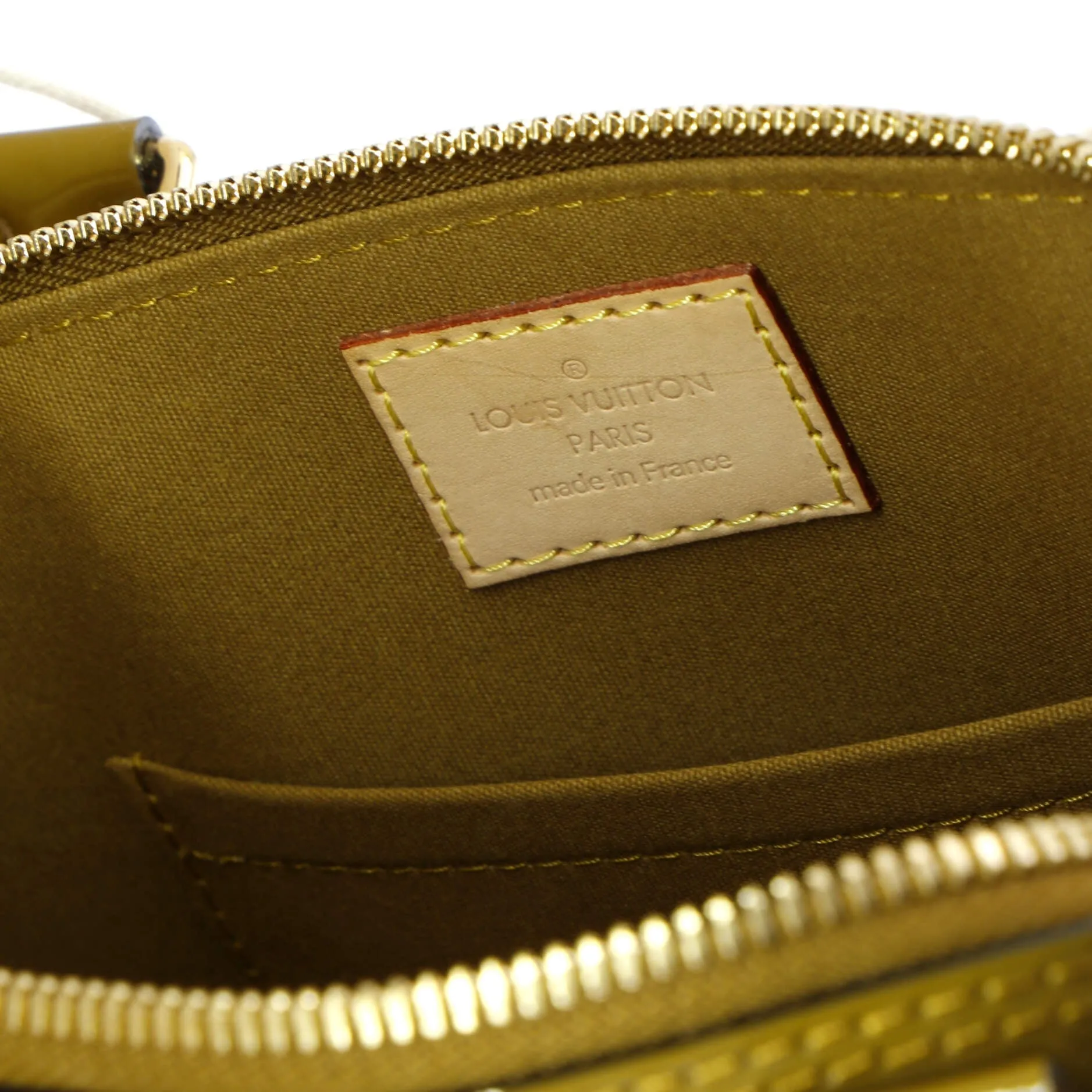 Alma Handbag Monogram Vernis BB