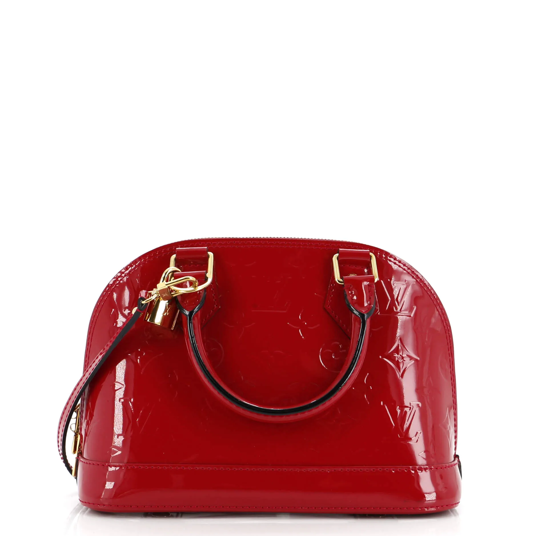 Alma Handbag Monogram Vernis BB