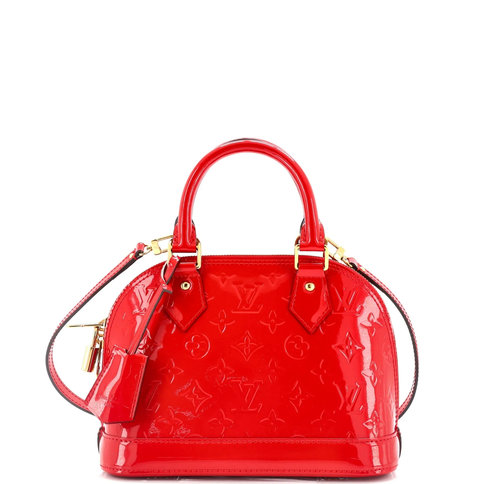 Alma Handbag Monogram Vernis BB