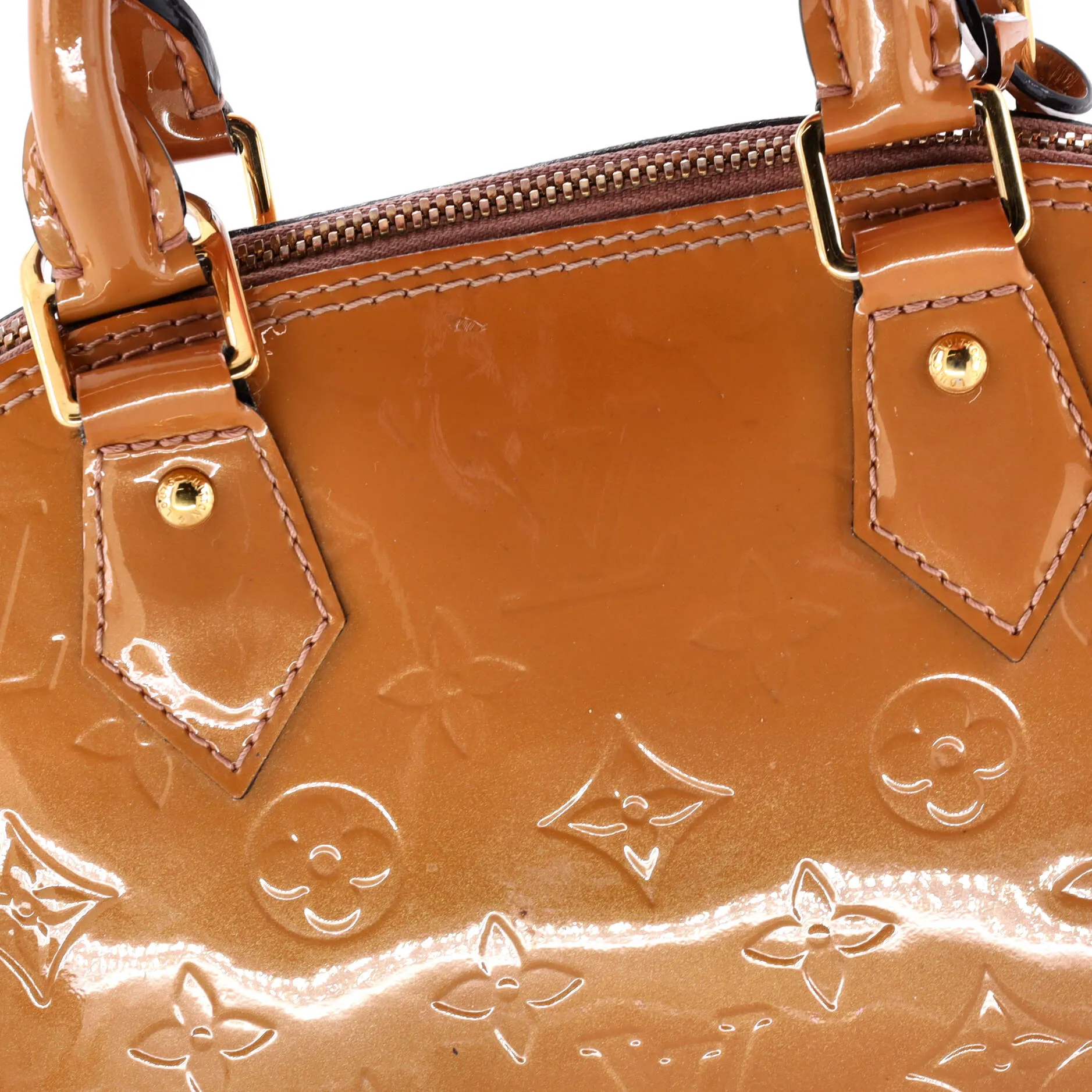 Alma Handbag Monogram Vernis BB