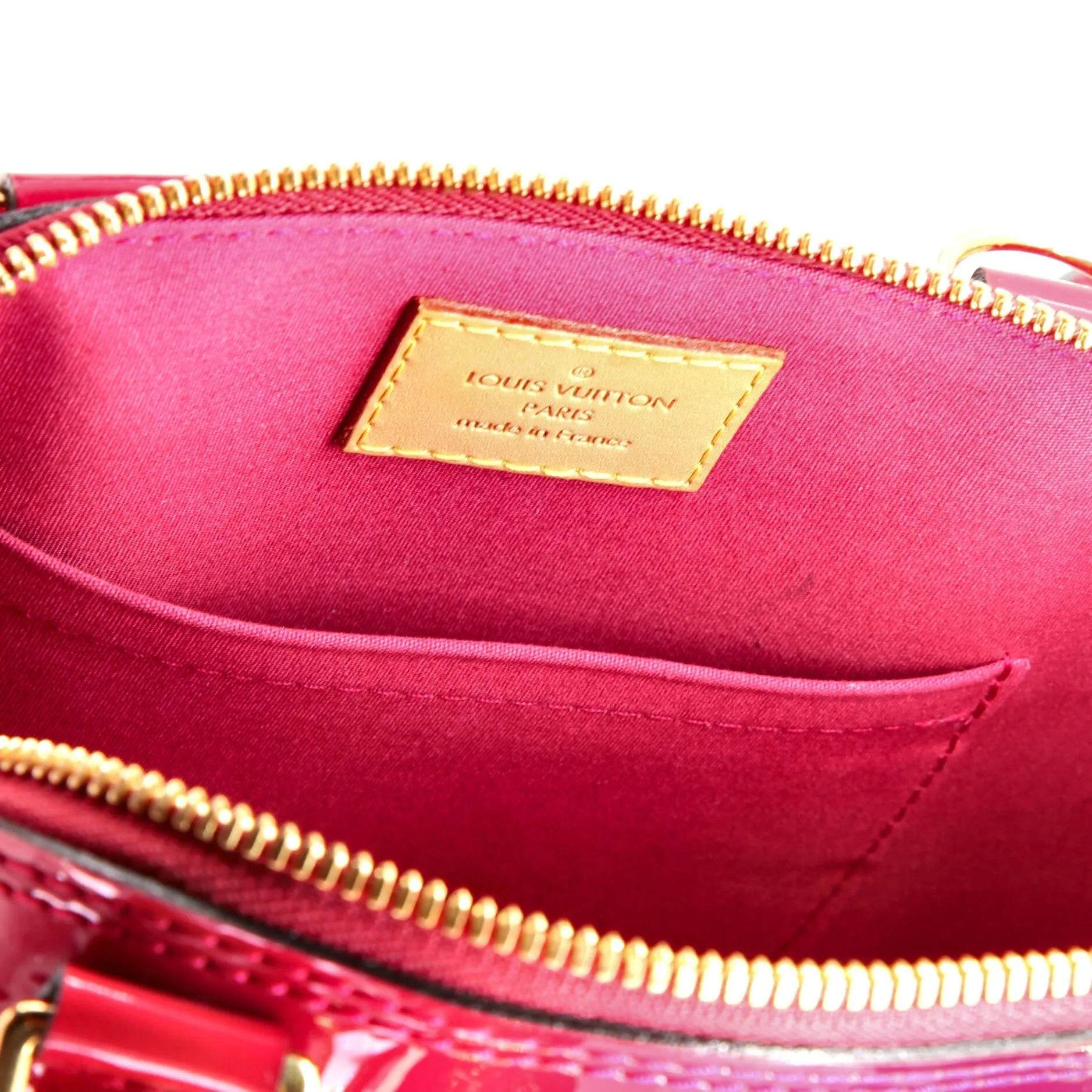 Alma Handbag Monogram Vernis BB