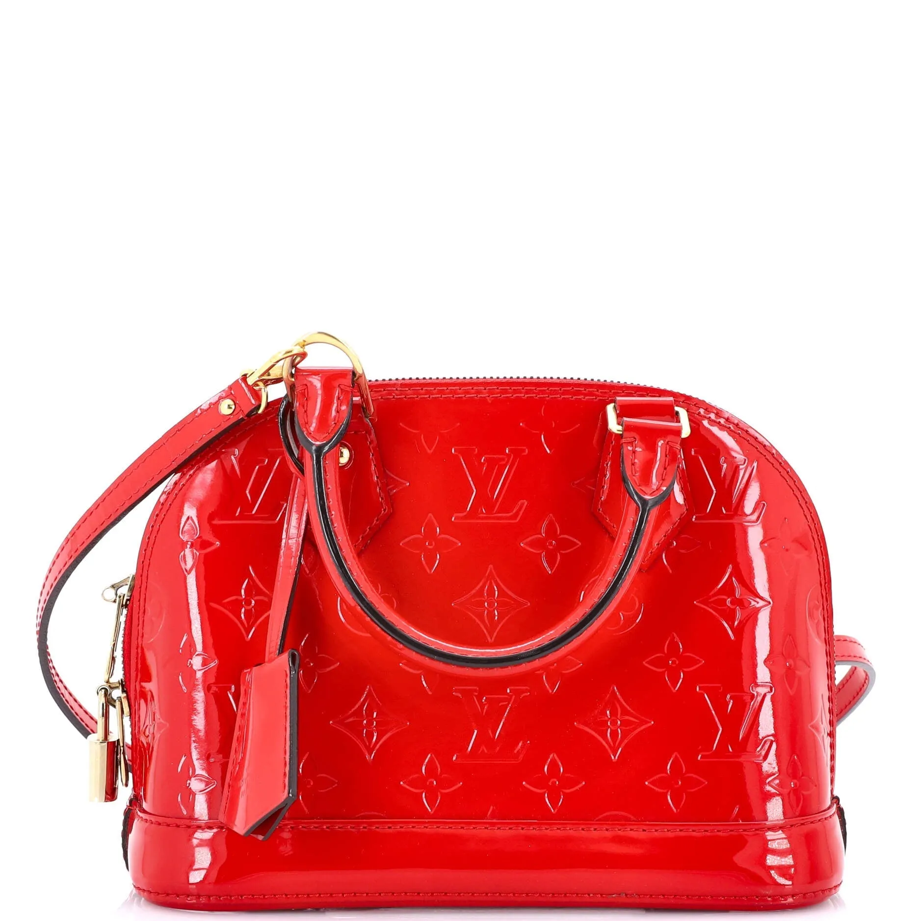 Alma Handbag Monogram Vernis BB