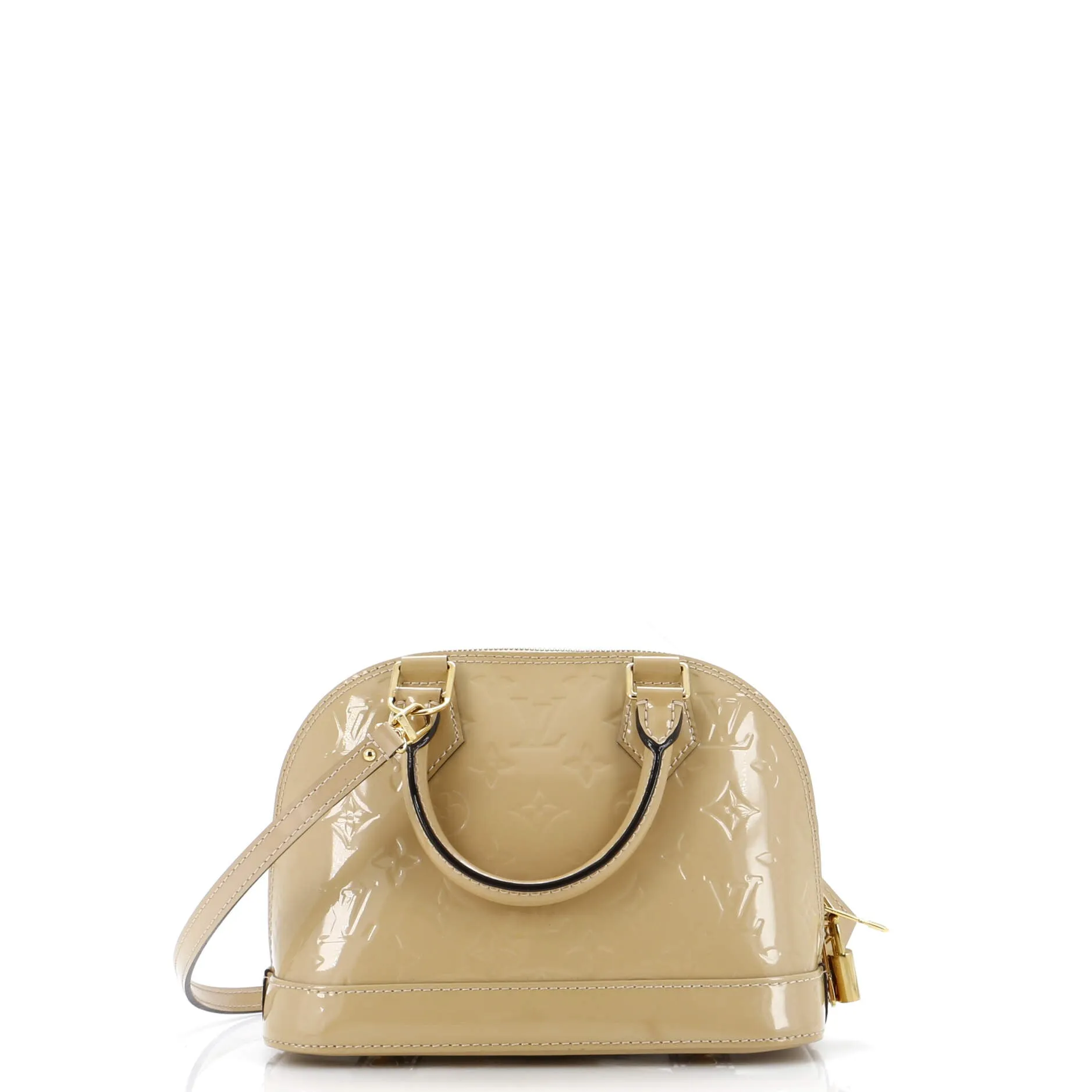Alma Handbag Monogram Vernis BB