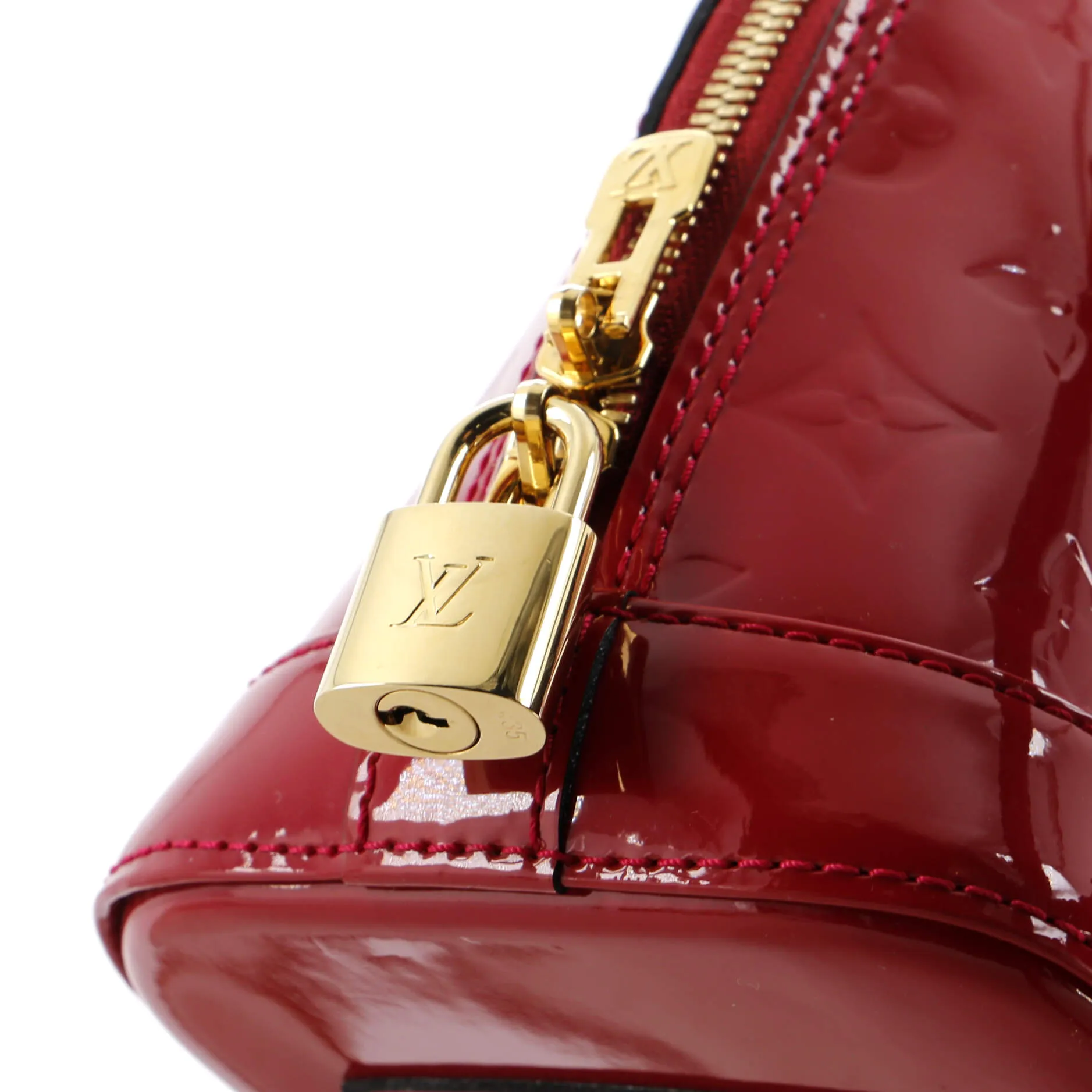 Alma Handbag Monogram Vernis BB