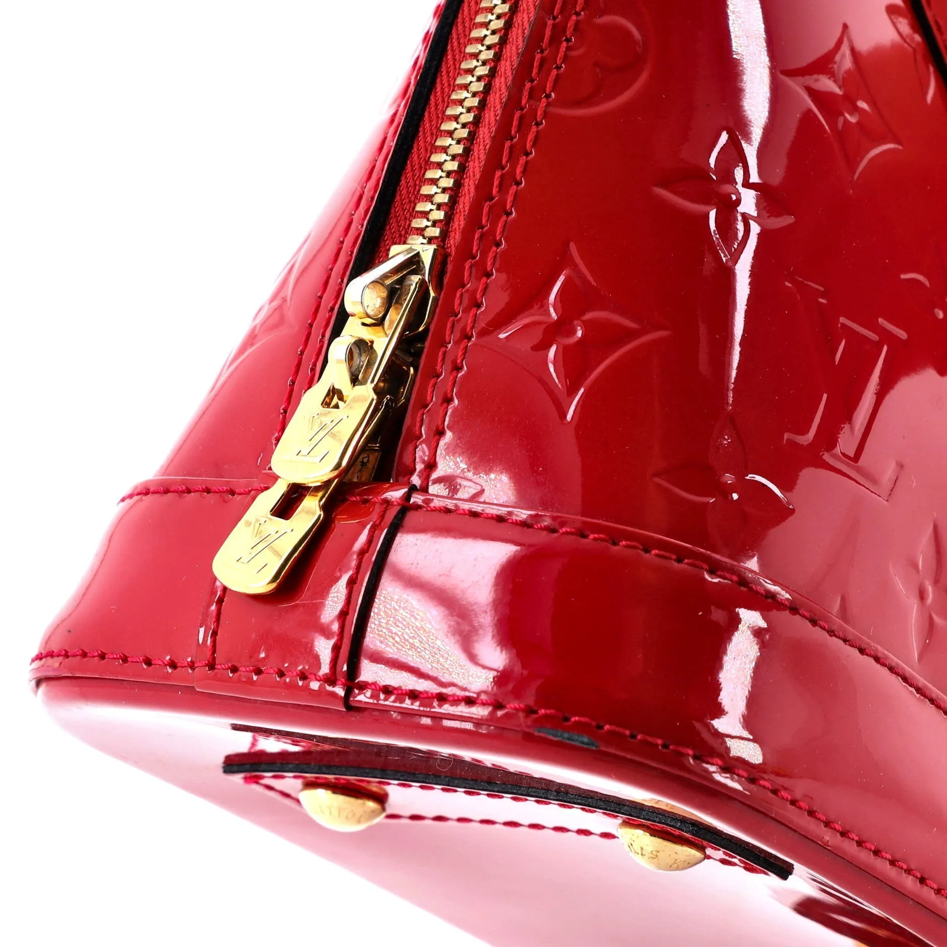 Alma Handbag Monogram Vernis BB