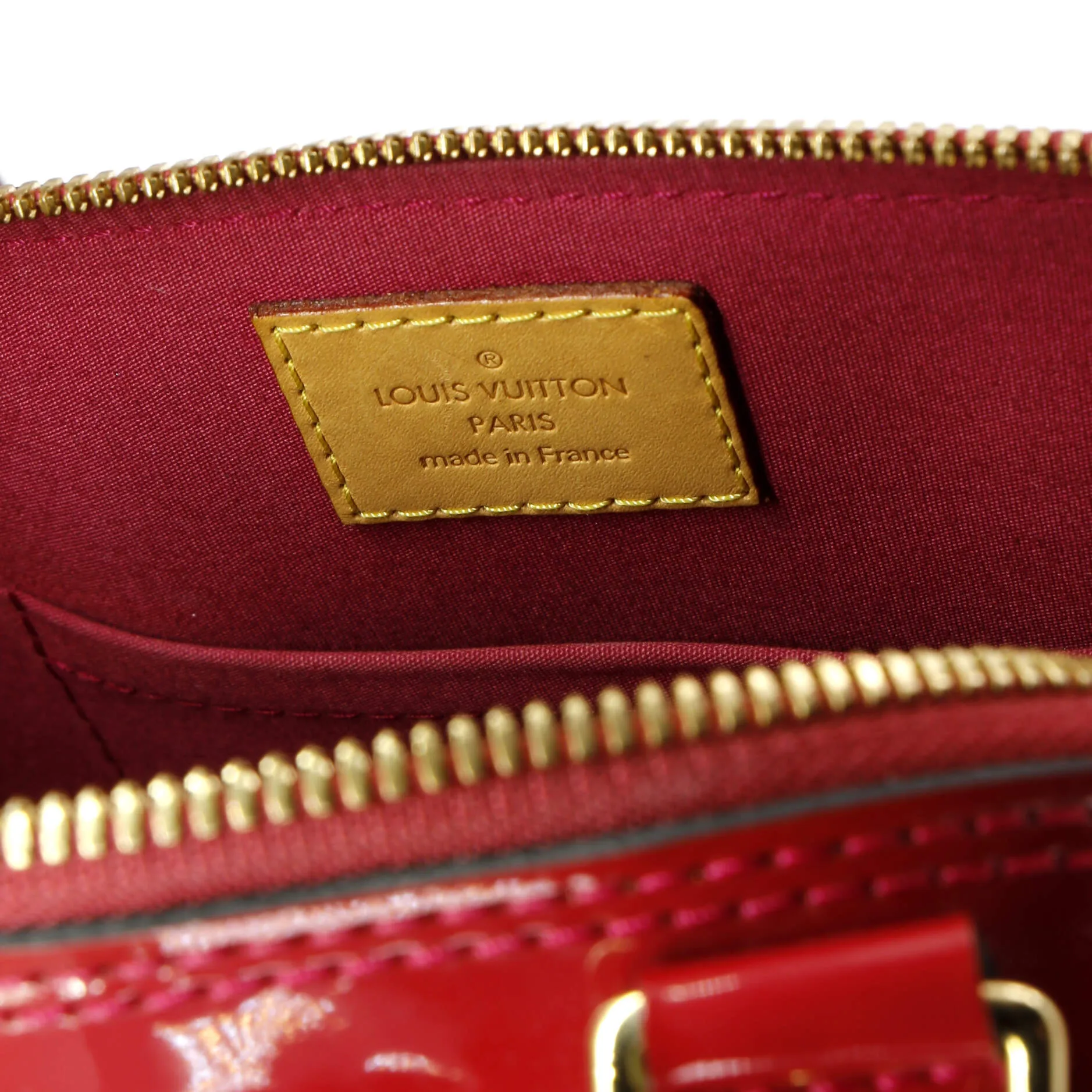 Alma Handbag Monogram Vernis BB