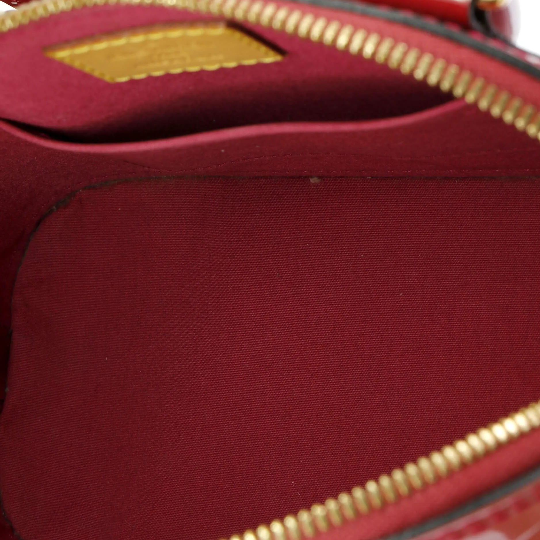 Alma Handbag Monogram Vernis BB