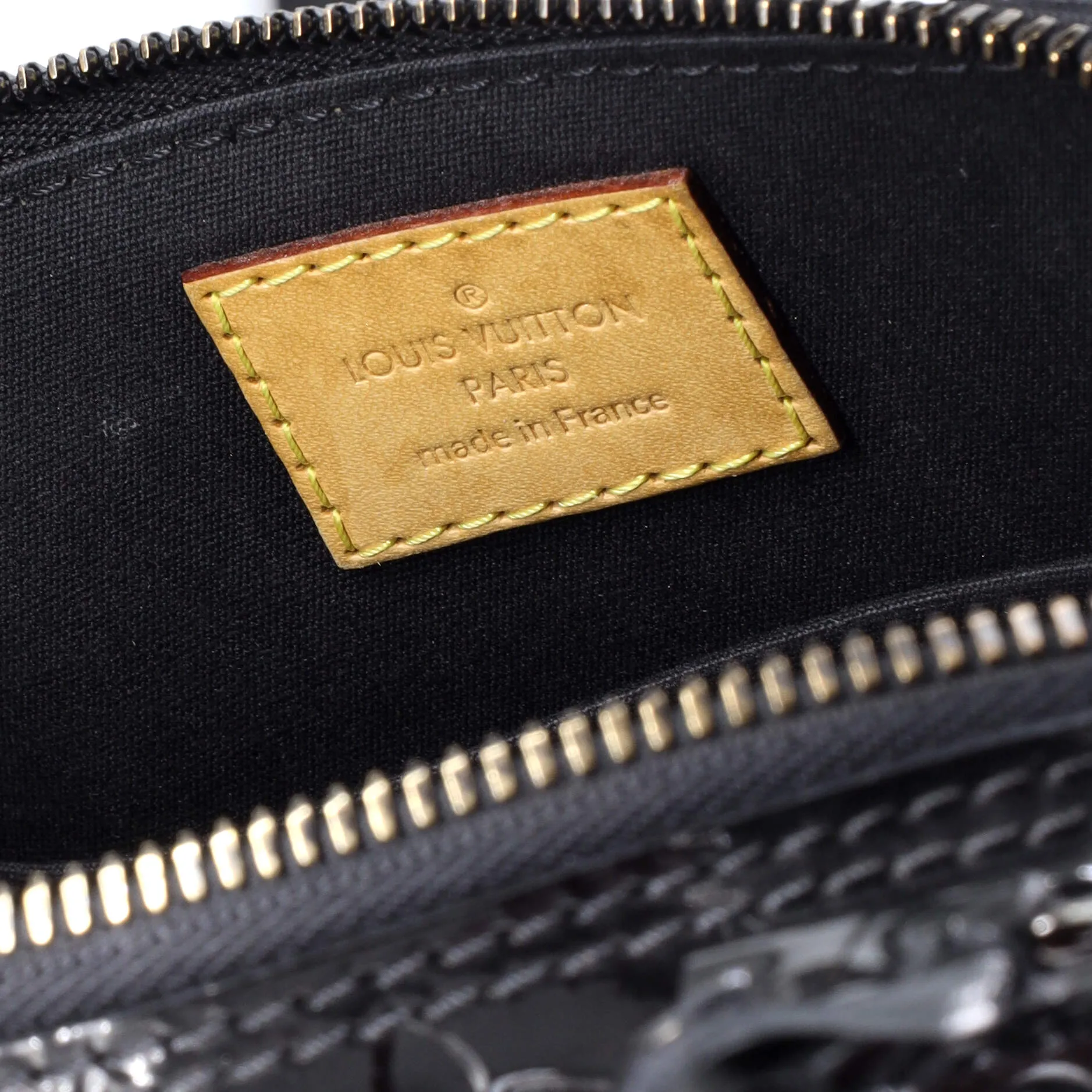 Alma Handbag Monogram Vernis BB