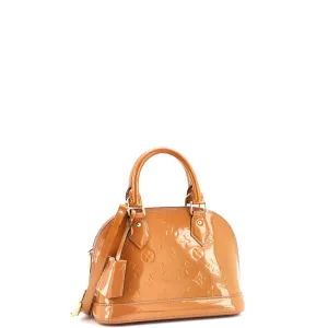Alma Handbag Monogram Vernis BB