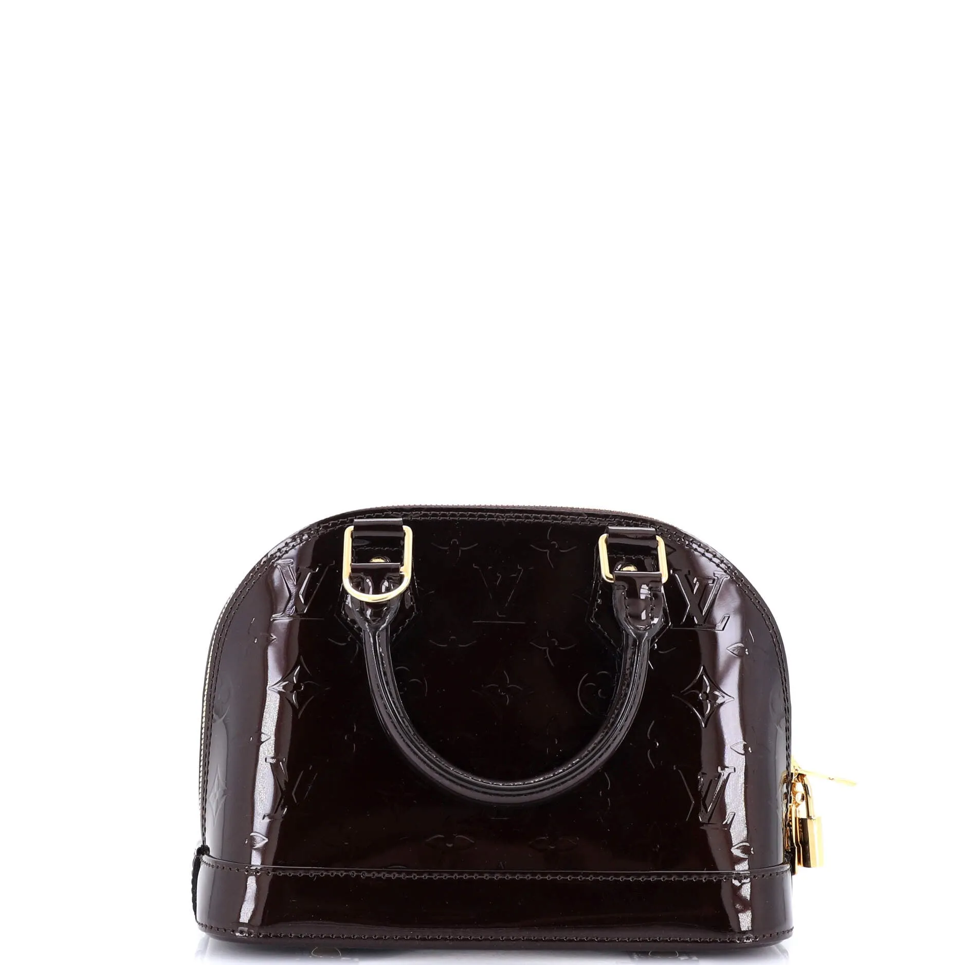 Alma Handbag Monogram Vernis BB
