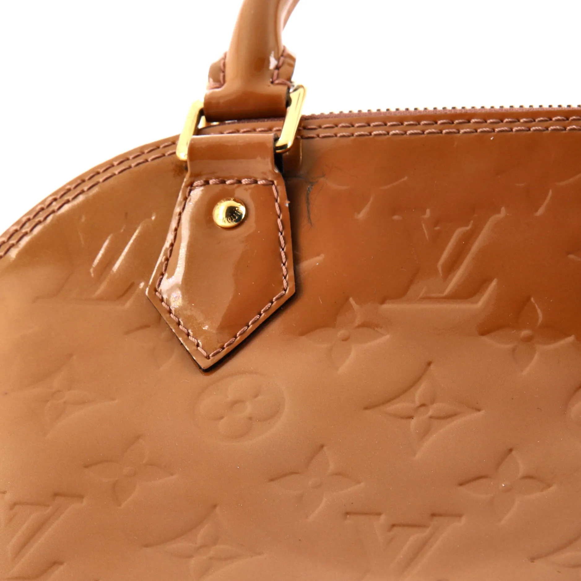 Alma Handbag Monogram Vernis BB