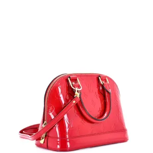 Alma Handbag Monogram Vernis BB