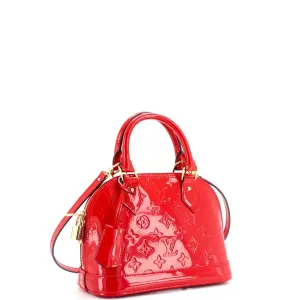 Alma Handbag Monogram Vernis BB
