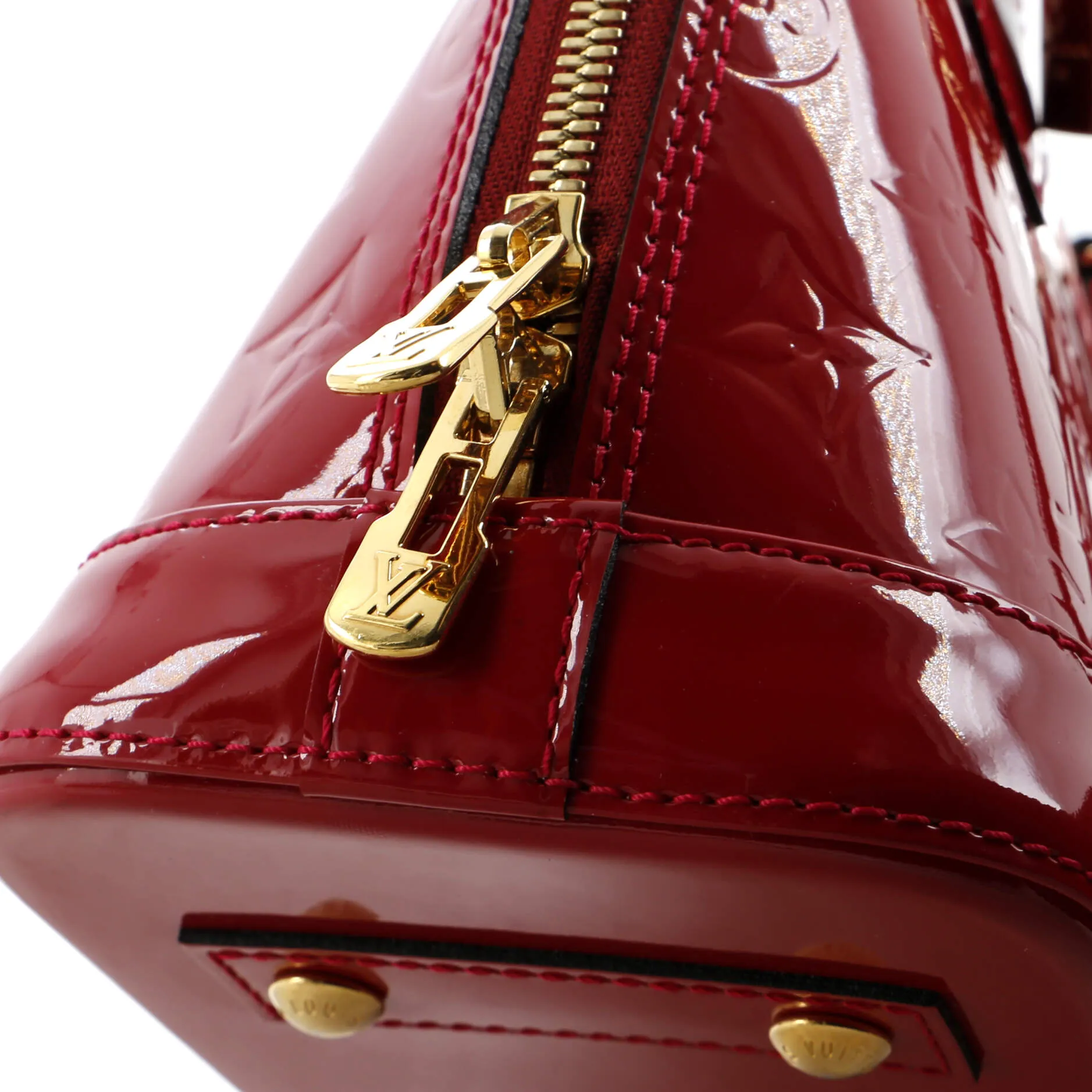 Alma Handbag Monogram Vernis BB