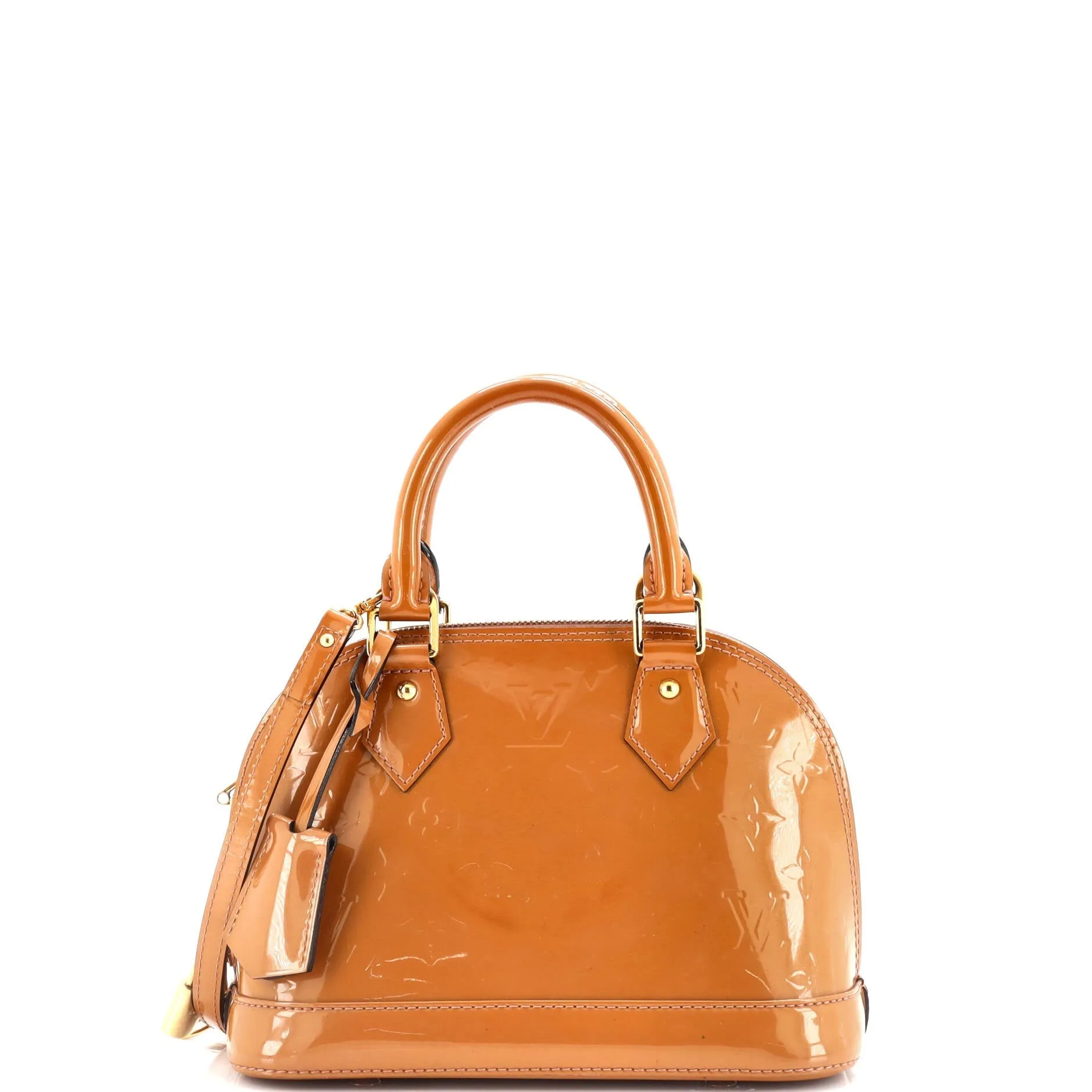 Alma Handbag Monogram Vernis BB