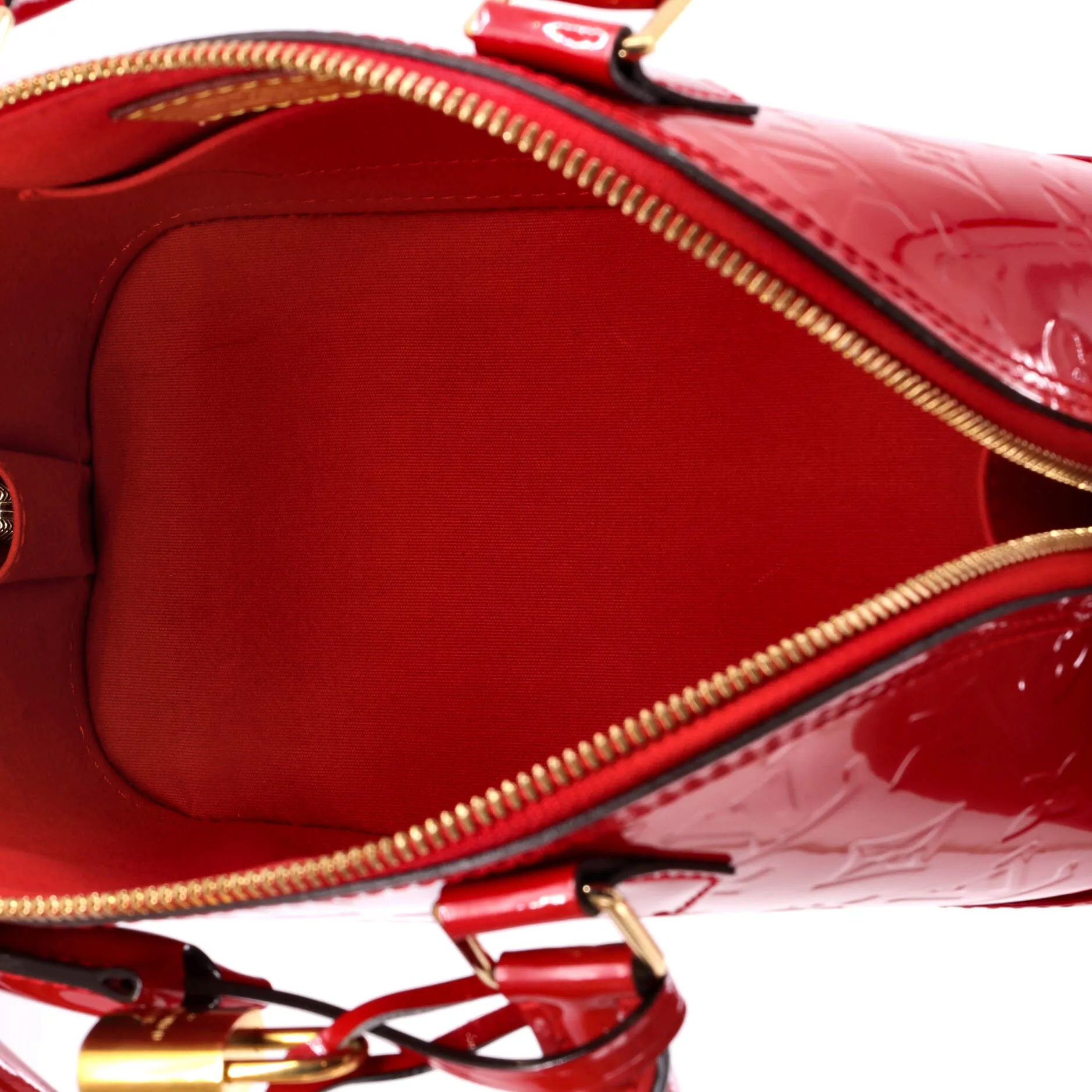 Alma Handbag Monogram Vernis BB