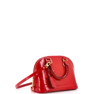 Alma Handbag Monogram Vernis BB