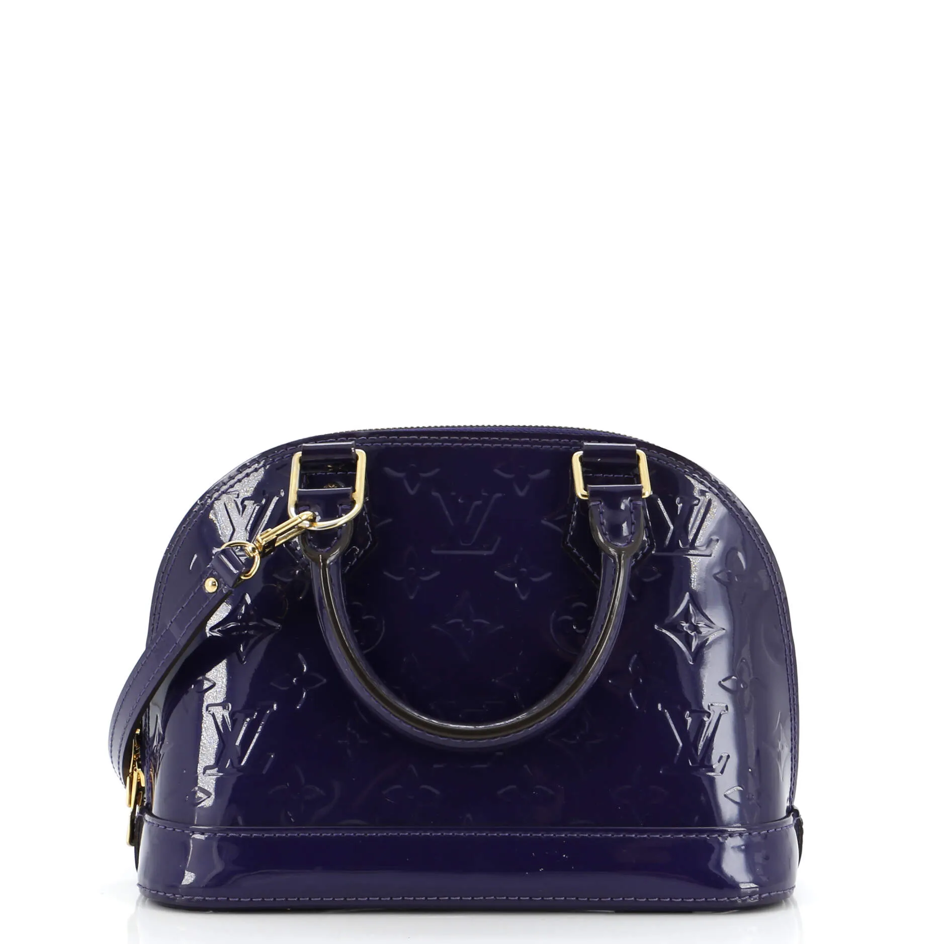 Alma Handbag Monogram Vernis BB