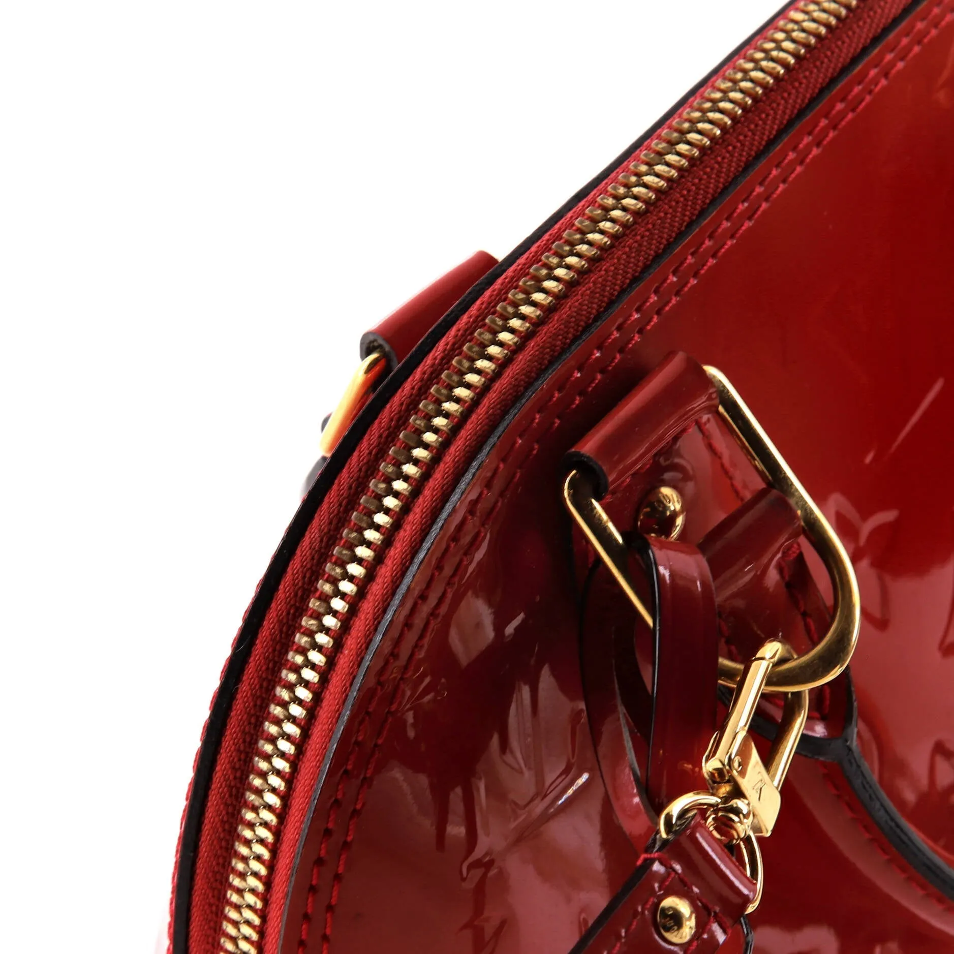 Alma Handbag Monogram Vernis BB