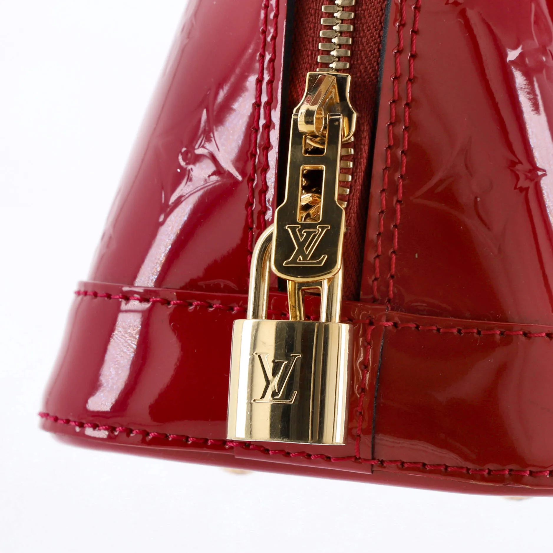 Alma Handbag Monogram Vernis BB