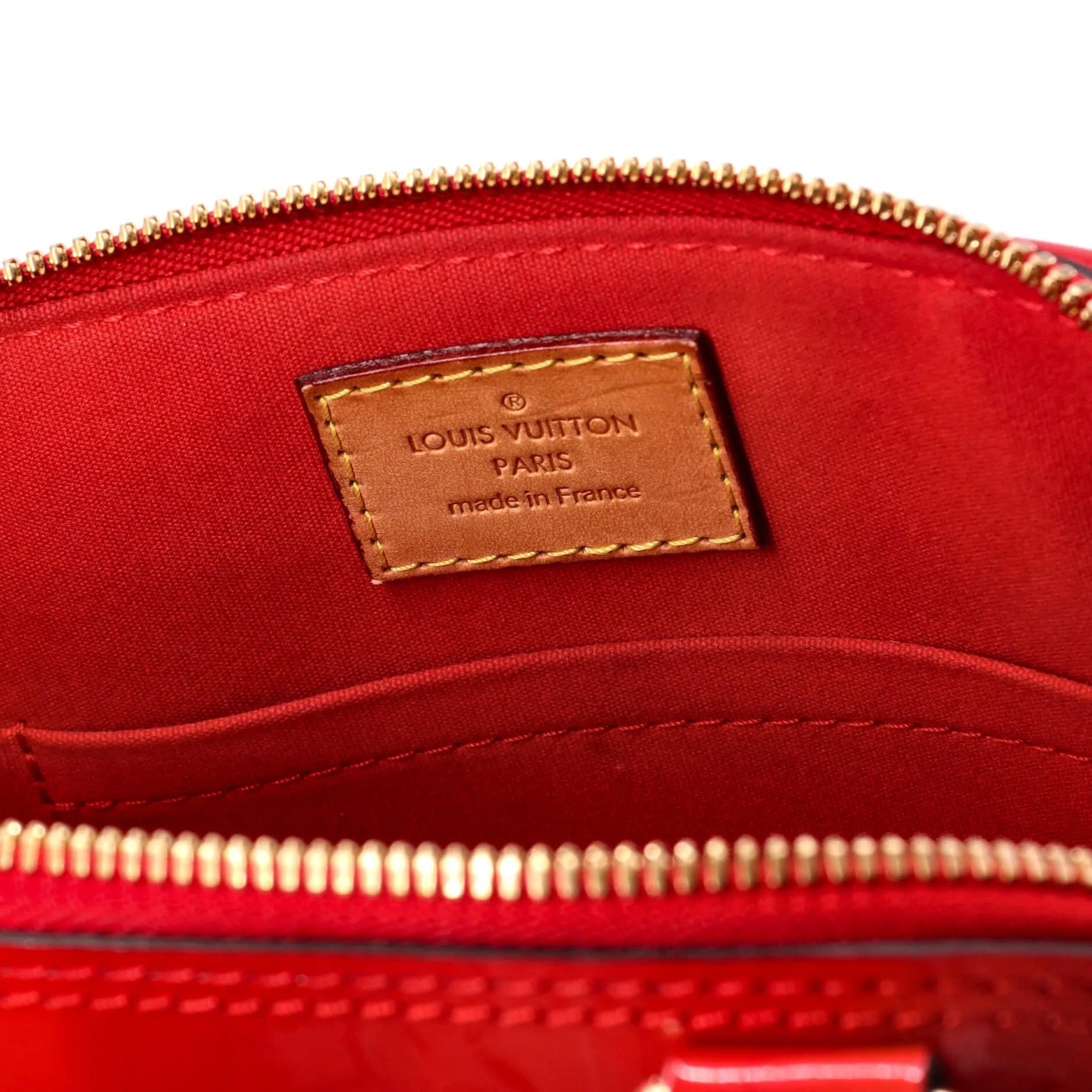 Alma Handbag Monogram Vernis BB
